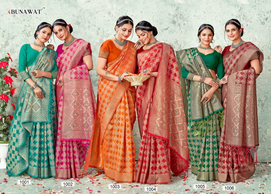 Nandita By Bunawat Swaroski Work Designer Sarees Catalog
